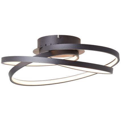 Brilliant - Стельовий LED світильник LABYRINTH LED/40W/230V діаметр 39,5 см чорний