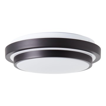 Brilliant - Стельовий LED світильник MALMÖ LED/12W/230V 3000K діаметр 34,5 см чорний