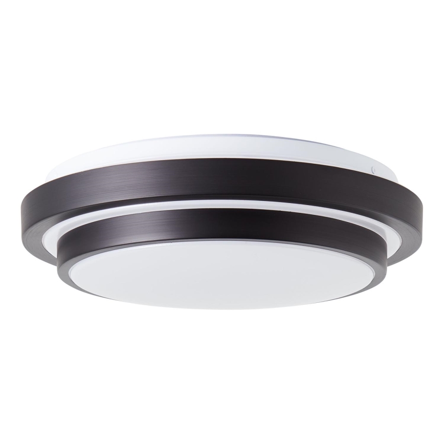 Brilliant - Стельовий LED світильник MALMÖ LED/12W/230V 3000K діаметр 34,5 см чорний