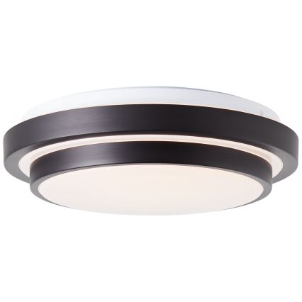 Brilliant - Стельовий LED світильник MALMÖ LED/12W/230V 3000K діаметр 34,5 см чорний
