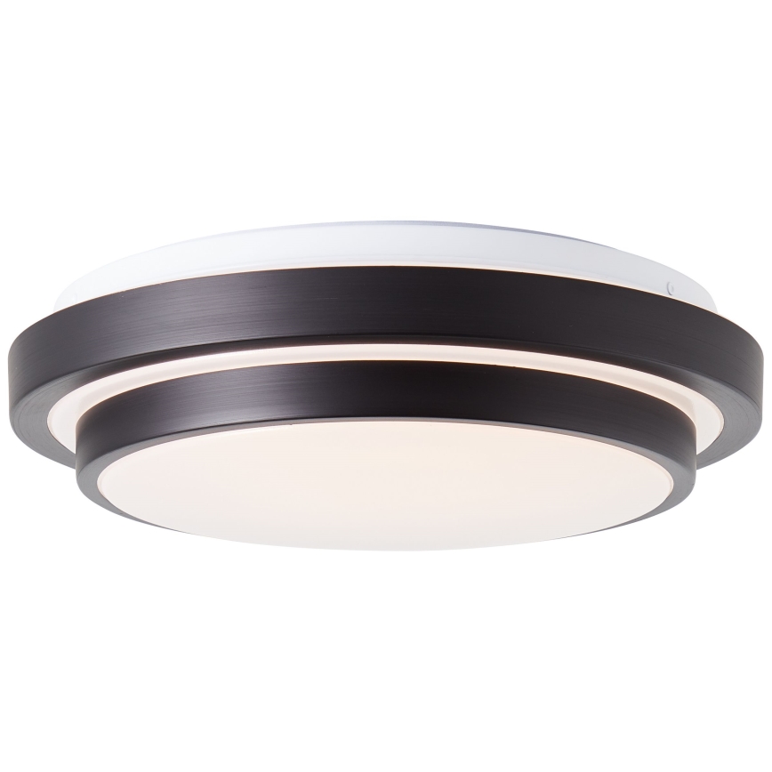Brilliant - Стельовий LED світильник MALMÖ LED/12W/230V 3000K діаметр 34,5 см чорний