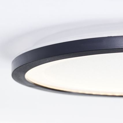 Brilliant - Стельовий LED світильник MOSAKO LED/16W/230V 3000K діаметр 25 см чорний