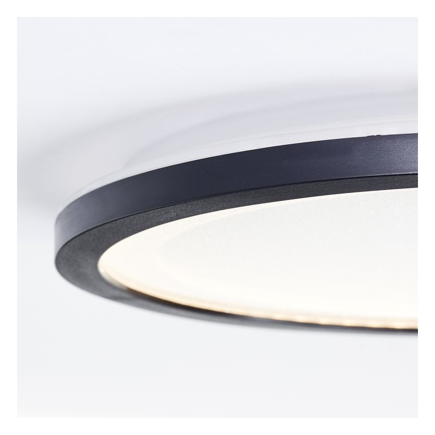 Brilliant - Стельовий LED світильник MOSAKO LED/16W/230V 3000K діаметр 25 см чорний