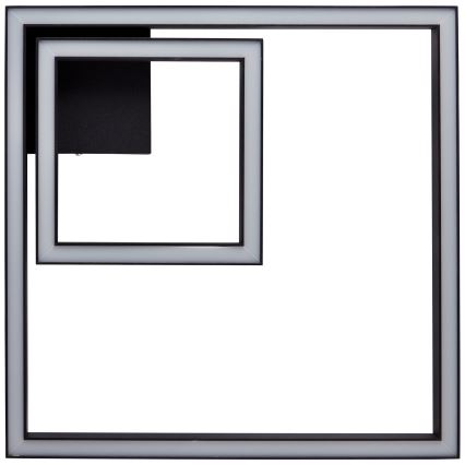 Brilliant - Стельовий LED світильник QUON LED/24W/230V 3000K 40x40 см чорний