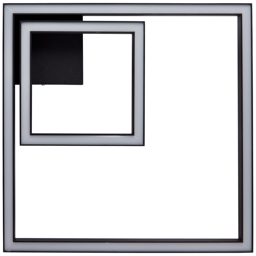 Brilliant - Стельовий LED світильник QUON LED/24W/230V 3000K 40x40 см чорний