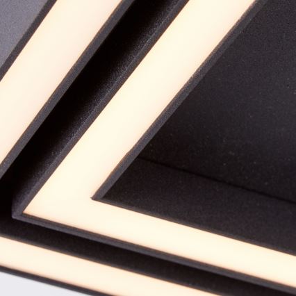 Brilliant - Стельовий LED світильник QUON LED/24W/230V 3000K 40x40 см чорний