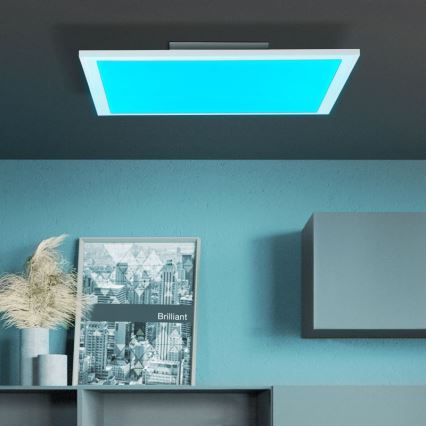 Brilliant - Стельовий RGBW-світильник з регулюванням яскравості ABIE LED/24W/230V 2700-6500K + пульт дистанційного керування