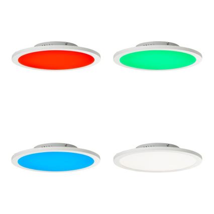 Brilliant - Стельовий RGBW-світильник з регулюванням яскравості ABIE LED/24W/230V 2700-6500K + пульт дистанційного керування