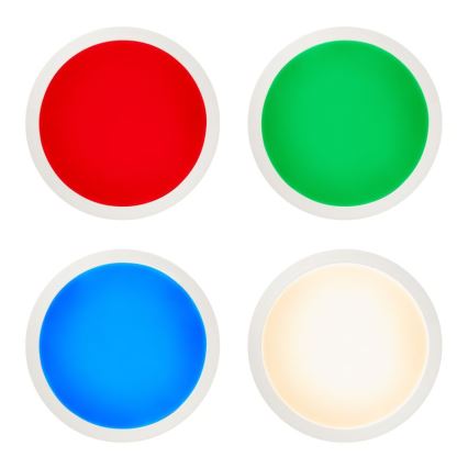 Brilliant - Стельовий RGBW-світильник з регулюванням яскравості ABIE LED/24W/230V 2700-6500K + пульт дистанційного керування