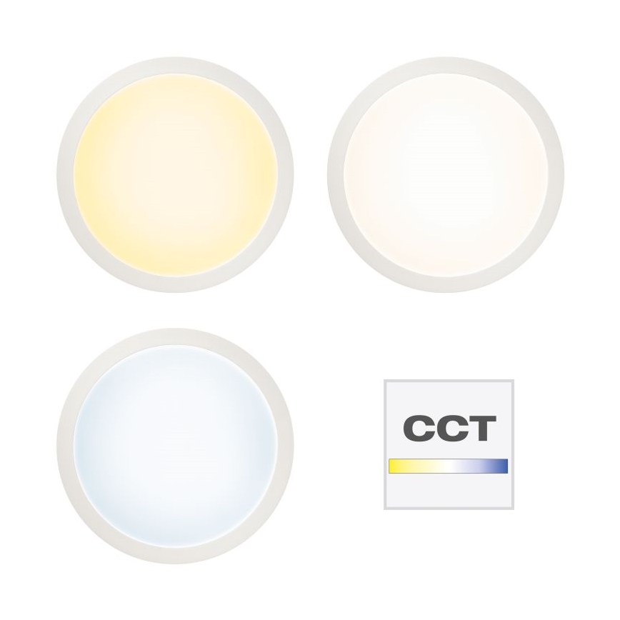 Brilliant - Стельовий RGBW-світильник з регулюванням яскравості ABIE LED/24W/230V 2700-6500K + пульт дистанційного керування