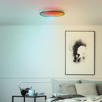 Brilliant - Стельовий RGBW-світильник з регулюванням яскравості HEIDA LED/30W/230V 3000-6500K + пульт дистанційного керування