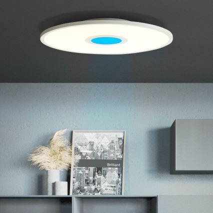 Brilliant - Стельовий RGBW-світильник з регулюванням яскравості ODELLA LED/24W/230V 2700-6500K + пульт дистанційного керування