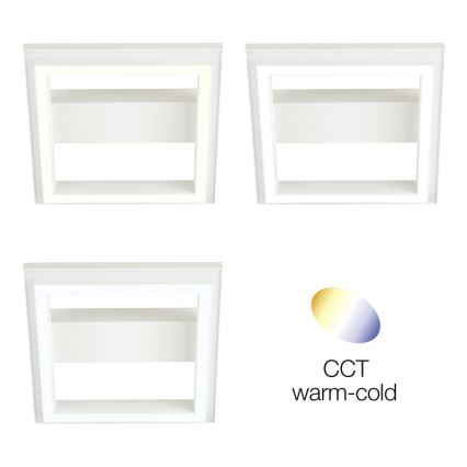 Brilliant - Стельовий RGBW-світильник з регулюванням яскравості PALLAS LED/18W/230V 2700-6500K + пульт дистанційного керування