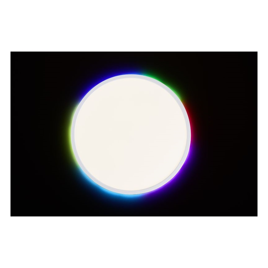Brilliant - Стельовий RGBW-світильник з регулюванням яскравості SALTERY LED/22W/230V 3000-6500K + пульт дистанційного керування