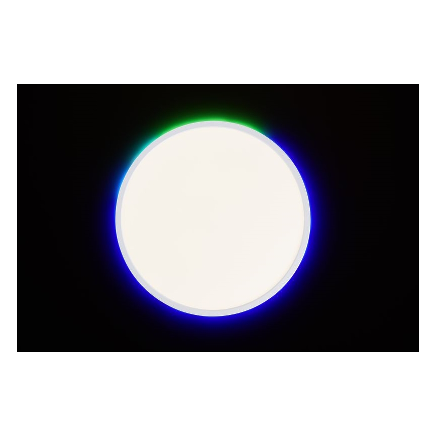 Brilliant - Стельовий RGBW-світильник з регулюванням яскравості SALTERY LED/22W/230V 3000-6500K + пульт дистанційного керування