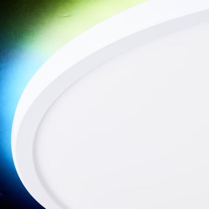 Brilliant - Стельовий RGBW-світильник з регулюванням яскравості SALTERY LED/22W/230V 3000-6500K + пульт дистанційного керування
