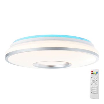 Brilliant - Стельовий RGBW-світильник з регулюванням яскравості VISITATION LED/24W/230V 3000-6500K + пульт дистанційного керування