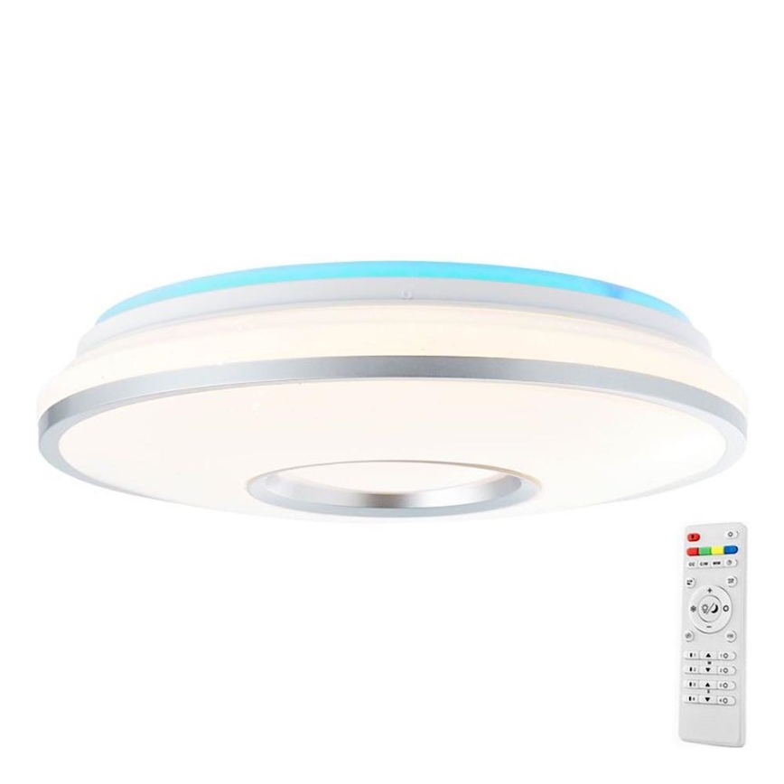 Brilliant - Стельовий RGBW-світильник з регулюванням яскравості VISITATION LED/24W/230V 3000-6500K + пульт дистанційного керування
