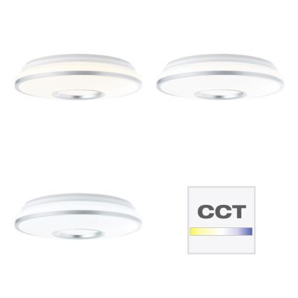 Brilliant - Стельовий RGBW-світильник з регулюванням яскравості VISITATION LED/24W/230V 3000-6500K + пульт дистанційного керування