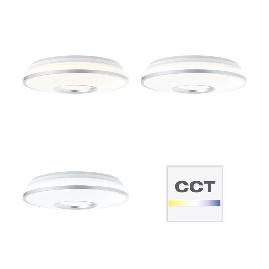 Brilliant - Стельовий RGBW-світильник з регулюванням яскравості VISITATION LED/24W/230V 3000-6500K + пульт дистанційного керування