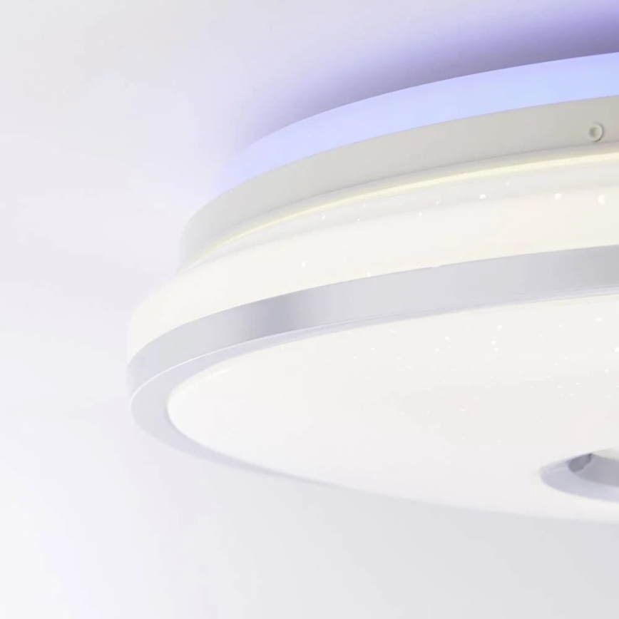 Brilliant - Стельовий RGBW-світильник з регулюванням яскравості VISITATION LED/32W/230V 3000-6500K + пульт дистанційного керування