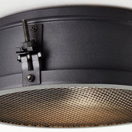 Brilliant - стельовий світильник ZOIS 1xE27/60W/230V діаметр 30 см чорний