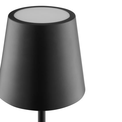 Brilliant - светодиодная диммируемая аккумуляторная сенсорная уличная настольная лампа ELORA LED/2,5W/5V 2700K 2600 mAh IP44 чёрная
