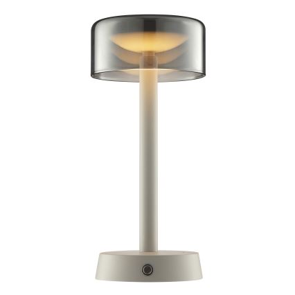 Brilliant - LED диммируемая аккумуляторная сенсорная уличная настольная лампа RAZOR LED/2,5W/5V 2700K 2600 mAh IP44 серая
