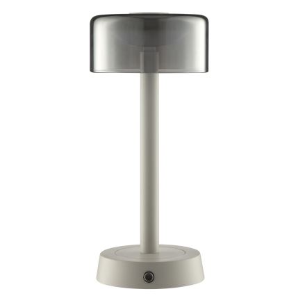 Brilliant - LED диммируемая аккумуляторная сенсорная уличная настольная лампа RAZOR LED/2,5W/5V 2700K 2600 mAh IP44 серая