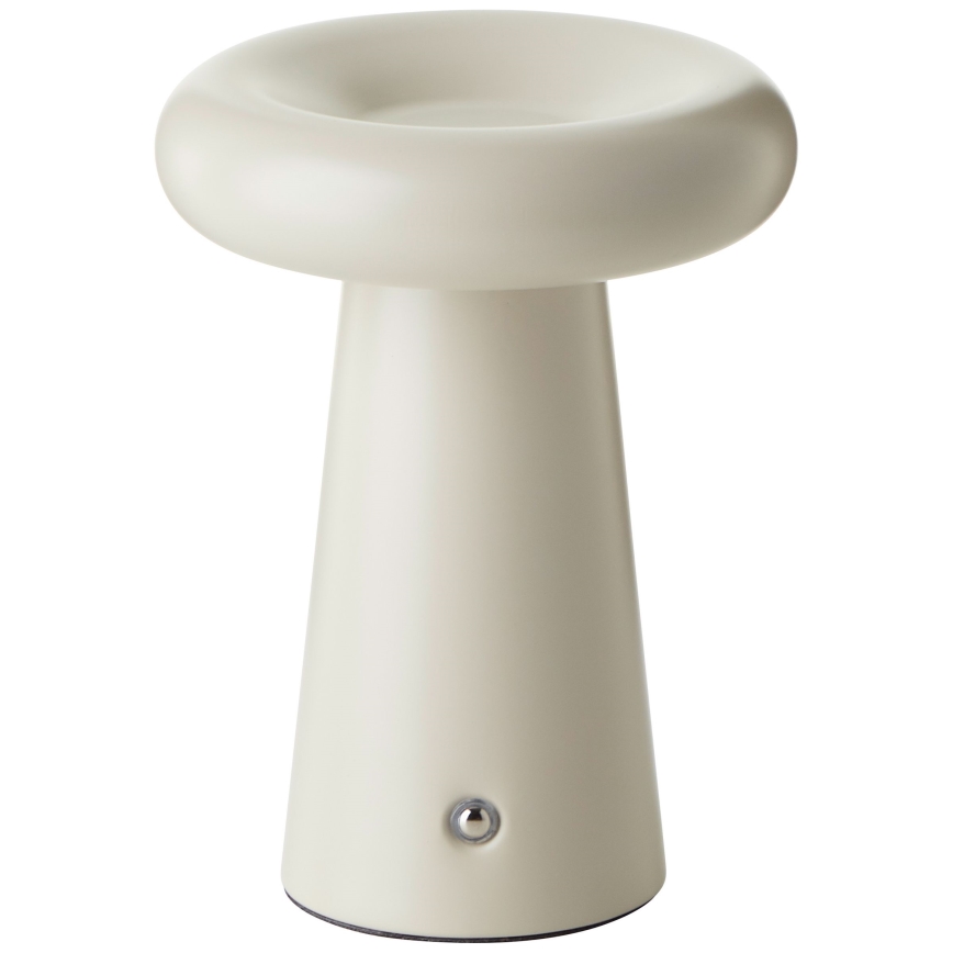 Brilliant - Светодиодная сенсорная настольная лампа с регулированием яркости MUFFIN LED/3W/5V USB 2600 mAh IP44 кремовый