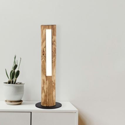 Brilliant - Светодиодная сенсорная настольная лампа с регулированием яркости ODUN LED/8W/230V сосна