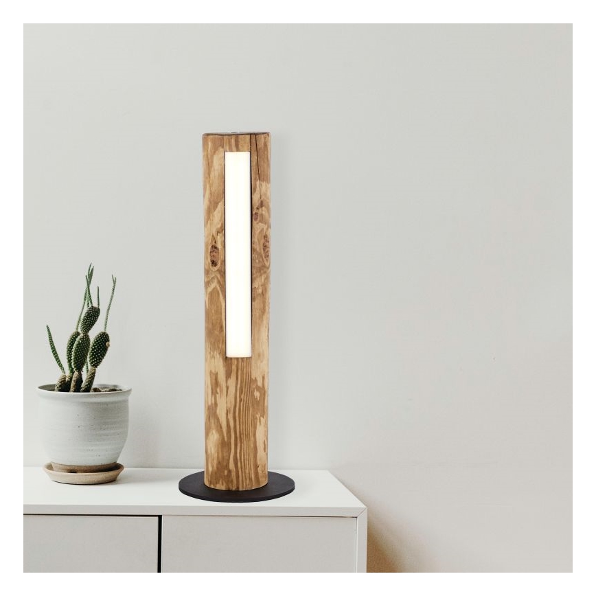 Brilliant - Светодиодная сенсорная настольная лампа с регулированием яркости ODUN LED/8W/230V сосна