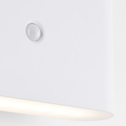 Brilliant - Светодиодная уличная аккумуляторная настенный светильник с датчиком XINO LED/3W/5V 3600 mAh IP44 белый