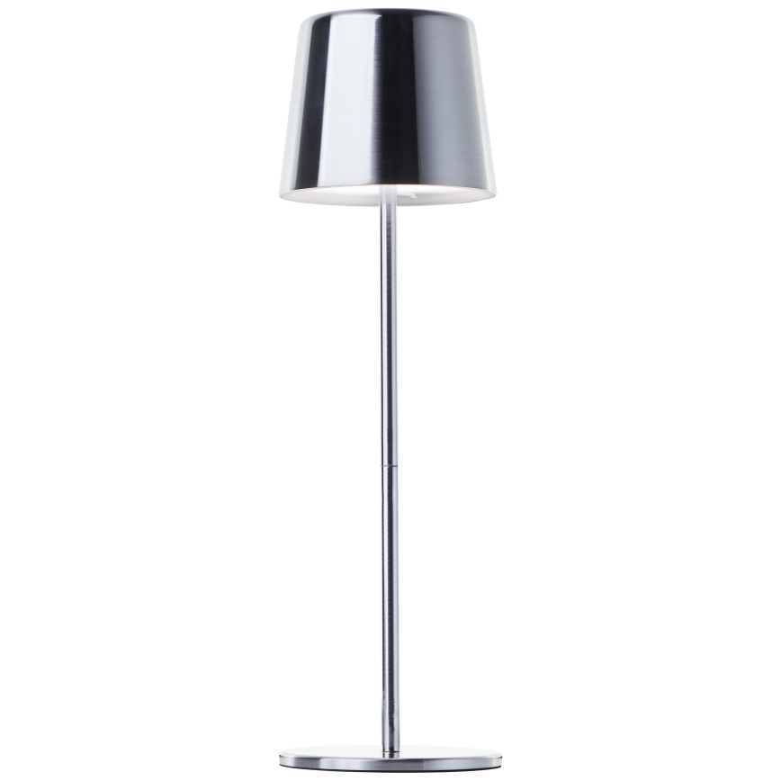 Brilliant - Светодиодная уличная сенсорная лампа с регулированием яркости XAANA LED/4W/5V 3000/4000/6500K 2600 mAh IP44 блестящий хром