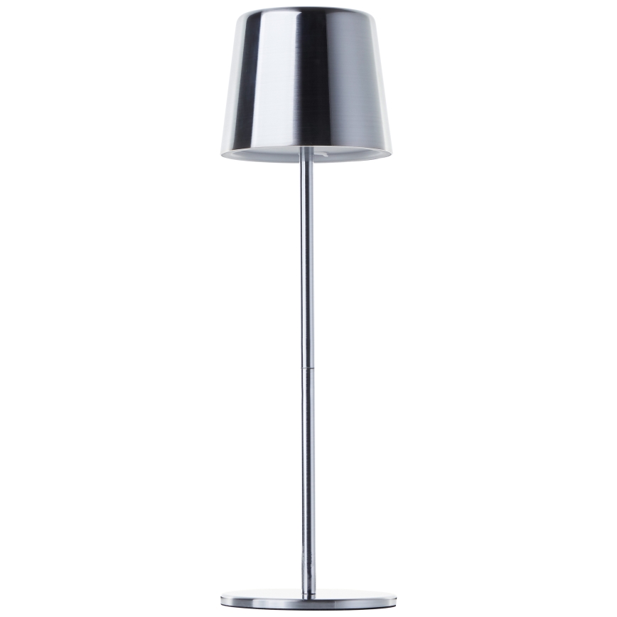 Brilliant - Светодиодная уличная сенсорная лампа с регулированием яркости XAANA LED/4W/5V 3000/4000/6500K 2600 mAh IP44 блестящий хром