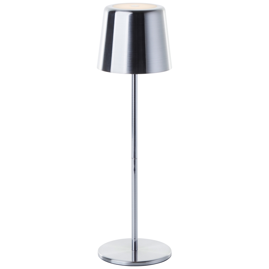 Brilliant - Светодиодная уличная сенсорная лампа с регулированием яркости XAANA LED/4W/5V 3000/4000/6500K 2600 mAh IP44 блестящий хром