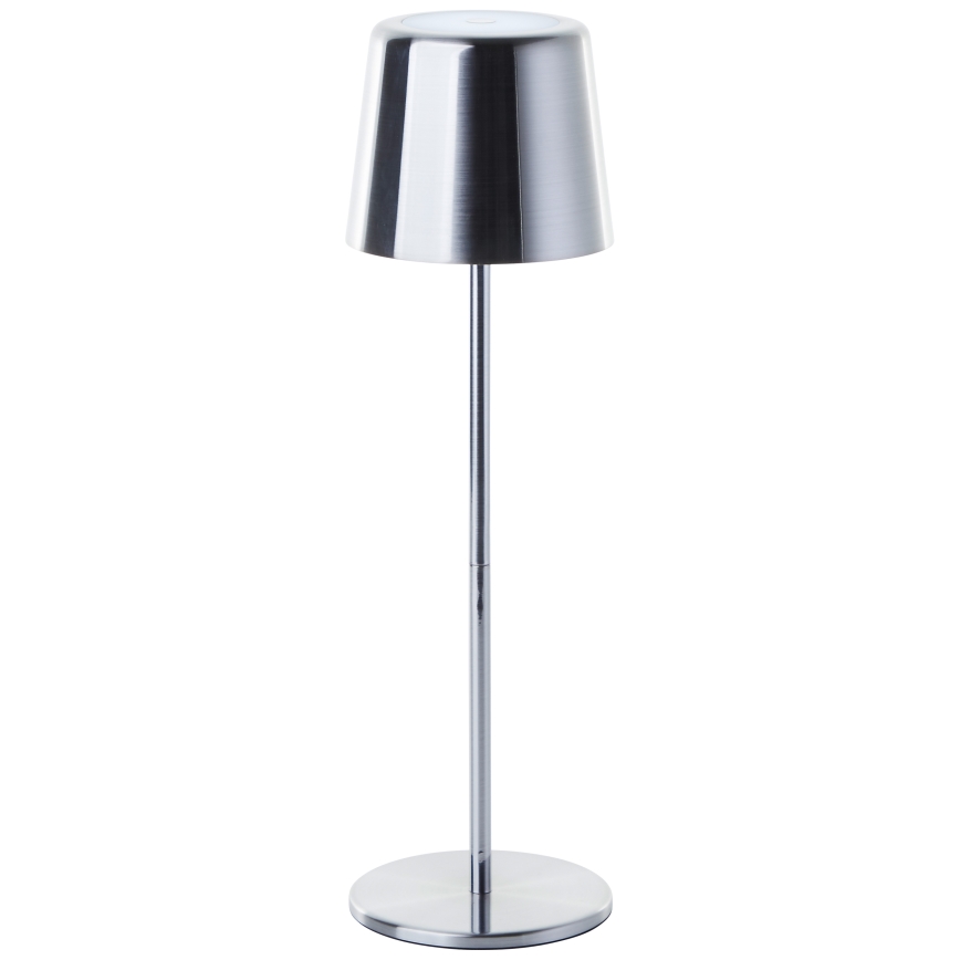 Brilliant - Светодиодная уличная сенсорная лампа с регулированием яркости XAANA LED/4W/5V 3000/4000/6500K 2600 mAh IP44 блестящий хром
