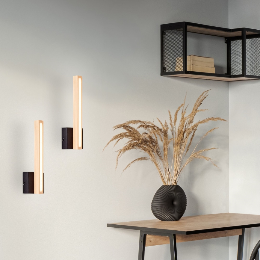 Brilliant - Светодиодный настенный светильник ARION LED/7,5W/230V сосна - сертифицировано FSC