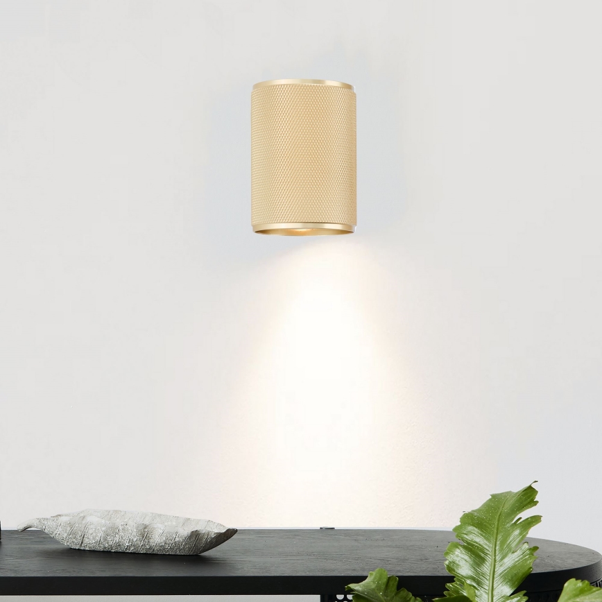 Brilliant - Светодиодный настенный светильник MARTY 1xGU10/5W/230V золотистый