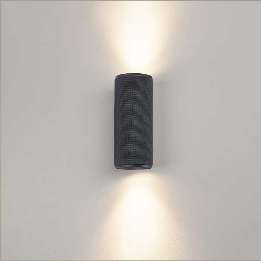 Brilliant - Светодиодный настенный светильник MARTY 2xGU10/5W/230V черный