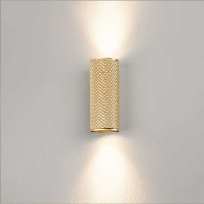 Brilliant - Светодиодный настенный светильник MARTY 2xGU10/5W/230V золотистый