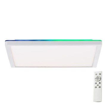 Brilliant - Светодиодный потолочный RGBW-светильник с регулированием яркости SALTERY LED/20W/230V 3000-6500K + дистанционное управление