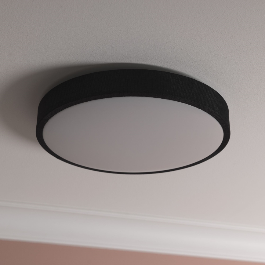 Brilliant - Светодиодный потолочный светильник с регулированием яркости FILIZ LED/24W/230V диаметр 38,5 см черный