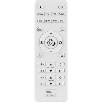 Brilliant - Светодиодный потолочный светильник с регулированием яркости LAURICE LED/24W/230V 2700-6500K + дистанционное управление