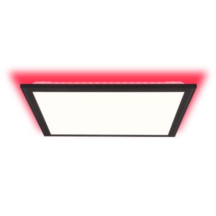 Brilliant - Светодиодный потолочный RGBW-светильник с регулированием яркости ALLIE LED/24W/230V 2700-6500K черный + дистанционное управление