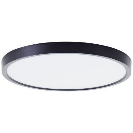 Brilliant - Светодиодный потолочный RGBW-светильник с регулированием яркости LOTTI LED/16W/230V 3000K диаметр 30 см черный Wi-Fi Tuya + дистанционное управление