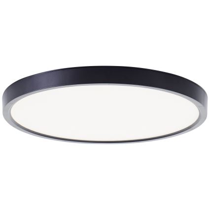 Brilliant - Светодиодный потолочный RGBW-светильник с регулированием яркости LOTTI LED/16W/230V 3000K диаметр 30 см черный Wi-Fi Tuya + дистанционное управление