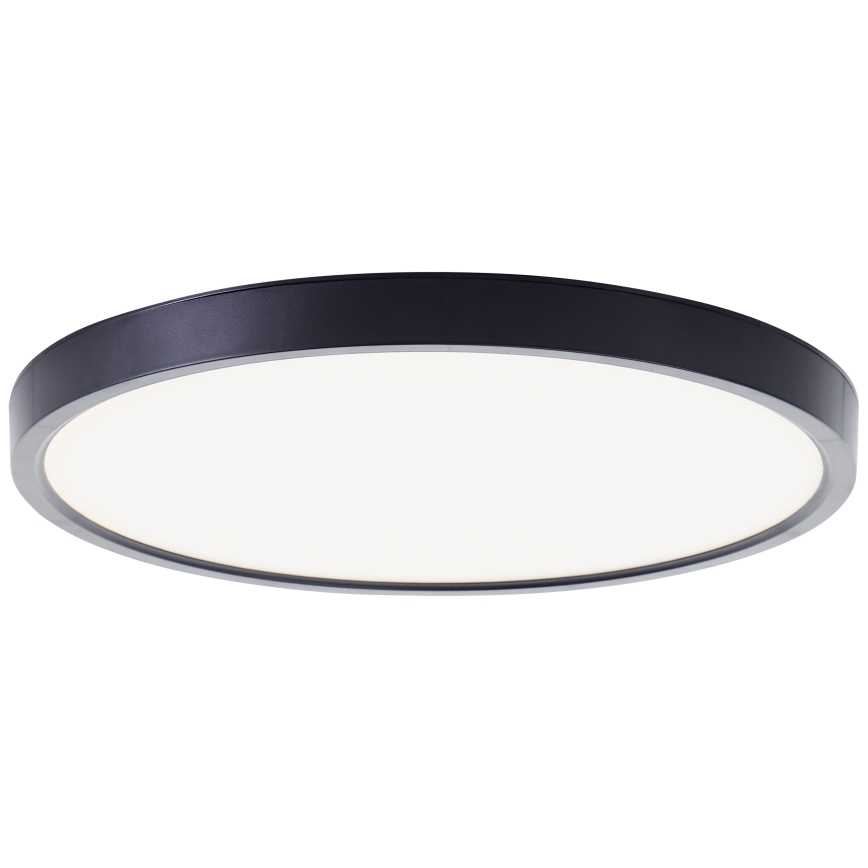 Brilliant - Светодиодный потолочный RGBW-светильник с регулированием яркости LOTTI LED/16W/230V 3000K диаметр 30 см черный Wi-Fi Tuya + дистанционное управление