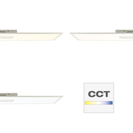 Brilliant - Светодиодный потолочный RGBW-светильник с регулированием яркости ODELLA LED/37W/230V 2700-6500K + дистанционное управление