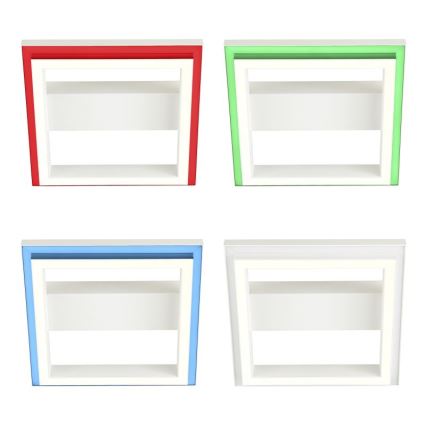 Brilliant - Светодиодный потолочный RGBW-светильник с регулированием яркости PALLAS LED/18W/230V 2700-6500K + дистанционное управление